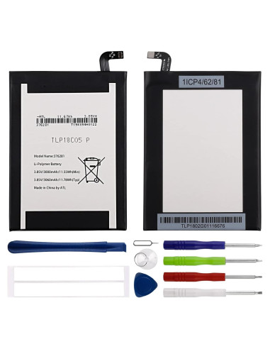 Batería de Reemplazo Duotipa TLP18C05 para Wiko 376281 3060mAh