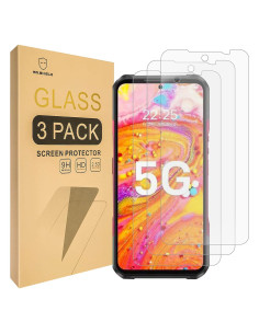 Protector de Pantalla Mr.Shield para Doogee V20S/V20 Pro 5G - Vidrio Templado 9H - Paquete de 3