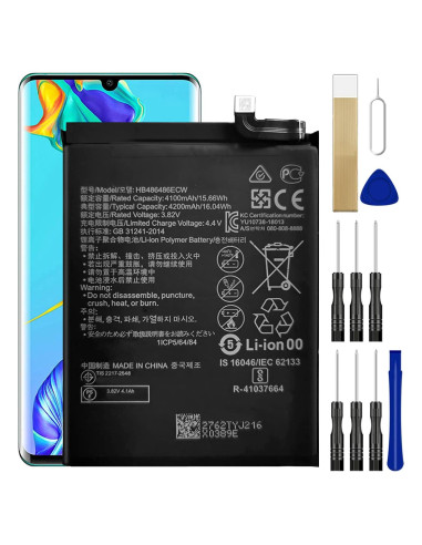 Batería de Reemplazo DDONG HB486486ECW para Huawei Mate 20 Pro y P30 Pro