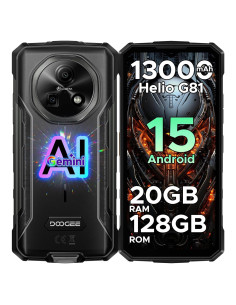 DOOGEE Fire 5 Pro Smartphone Resistente 13000mAh 20GB/128GB