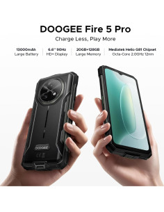 DOOGEE Fire 5 Pro Smartphone Resistente 13000mAh 20GB/128GB 2