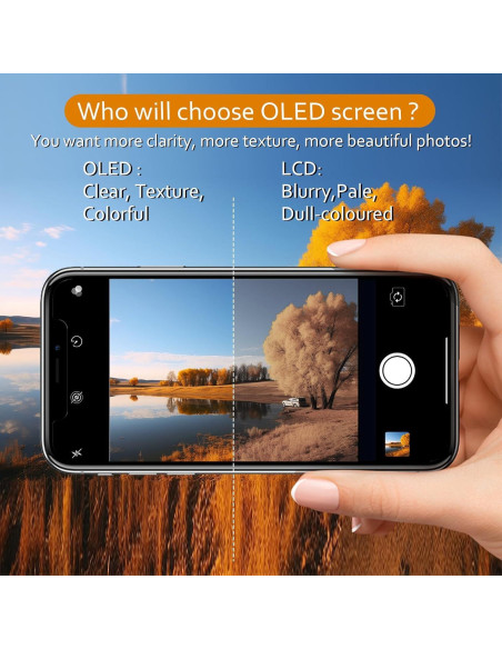 Pantalla OLED Reemplazo para iPhone X XLX 5.8" con Marco