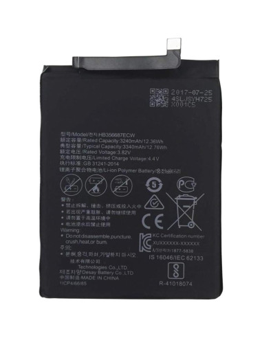 Batería de Litio Polimérico Huawei HB356687ECW 3340mAh