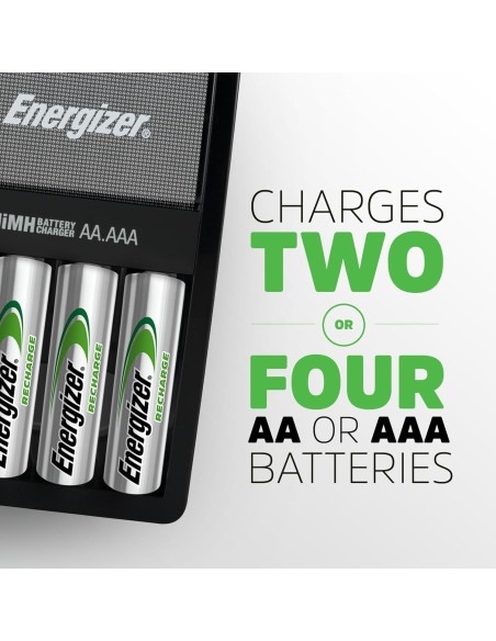 Cargador Energizer Value para Baterías Recargables AA/AAA NiMH