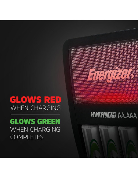 Cargador Energizer Value para Baterías Recargables AA/AAA NiMH