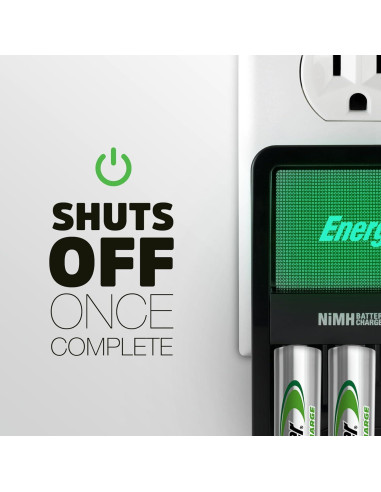 Cargador Energizer Value para Baterías Recargables AA/AAA NiMH