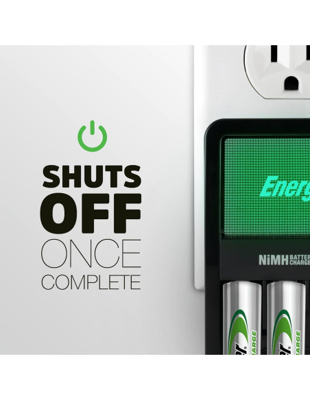 Cargador Energizer Value para Baterías Recargables AA/AAA NiMH
