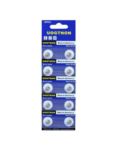 Batería de Reloj 379 SR521SW UOGTNON Paquete de 10 Unidades