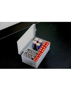 Organizador de Baterías Massca - Almacena 34 Baterías AA, AAA, C, D 2