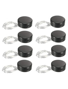 Soporte de Batería CR2032 6V con Interruptor - Paquete de 8