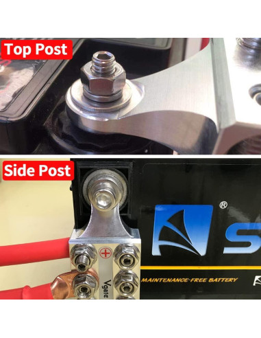 Bloque de Distribución Vgate 12 Vías M10 8AWG a 4/0AWG