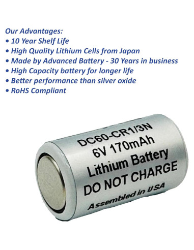 Batería de 6V Lithium BatteryPrice para Collares Pet Stop