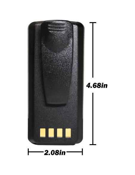 Paquete de 5 Baterías Li-ion 7.4V 2600mAh Motorola PMNN4476A