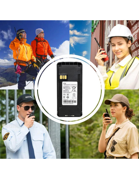 Paquete de 5 Baterías Li-ion 7.4V 2600mAh Motorola PMNN4476A