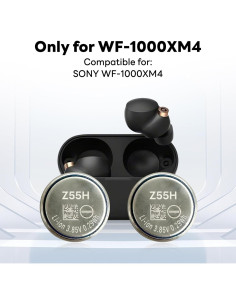 Batería Z55H 75mAh 2pack para auriculares Sony WF-1000XM4 2
