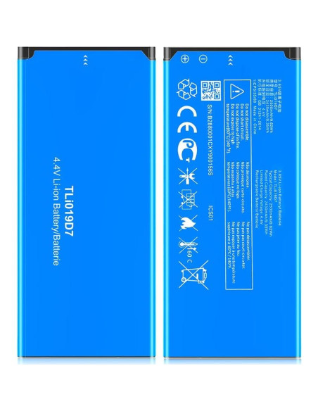 Batería de Reemplazo SHENMZ TLi019D7 2500mAh para Alcatel 1