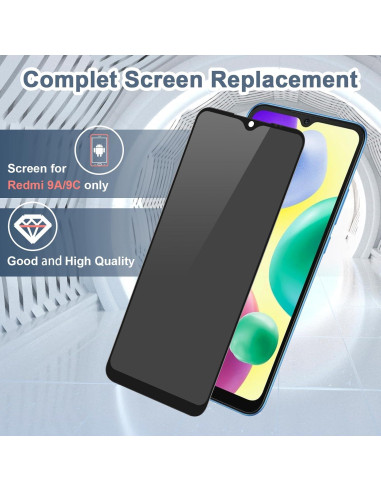 Reemplazo Pantalla LCD Táctil Xiaomi Redmi 9A/9C/10A - Negro