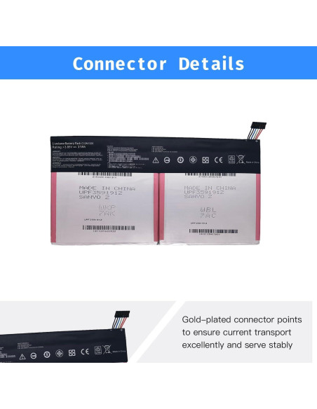Batería de Reemplazo C12N1320 para ASUS Transformer Book T100T 31Wh