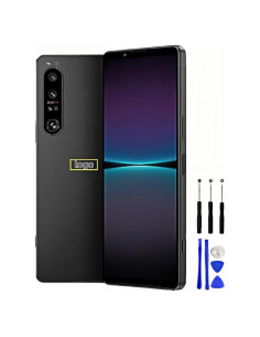 Cubierta Trasera de Vidrio Sanmonkey para Sony Xperia 1 IV Negro