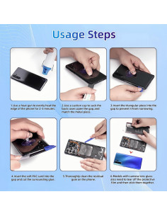 Cubierta Trasera de Vidrio Sanmonkey para Sony Xperia 1 IV Negro 2