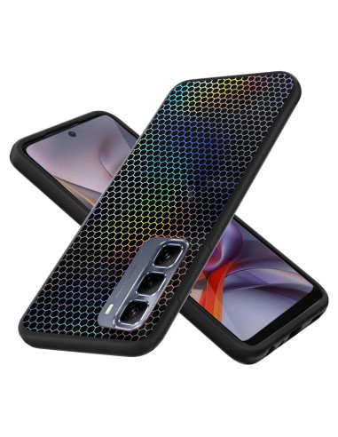 Funda TPU Infinix Hot 50 Pro Plus 4G Negra Mate Anti-Huellas