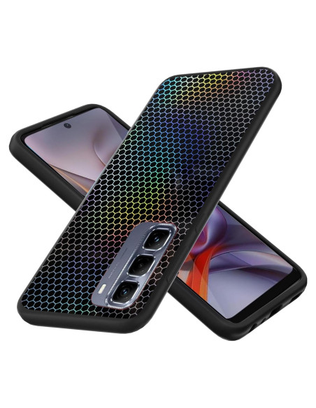 Funda TPU Infinix Hot 50 Pro Plus 4G Negra Mate Anti-Huellas