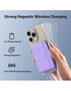 Cargador Portátil Inalámbrico Azmuth 10000mAh MagSafe 22.5W 2