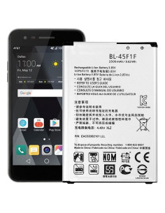 Batería de Reemplazo BL-45F1F para LG Phoenix 3 y Aristo