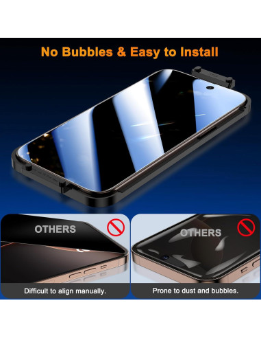 Protector de Pantalla Privado YWXTW para iPhone 16 Pro Max 6.9"