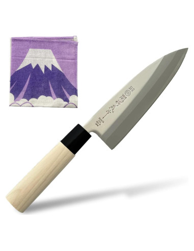 Cuchillo Deba KAKUSEE 15 cm Acero Inoxidable Mango Madera