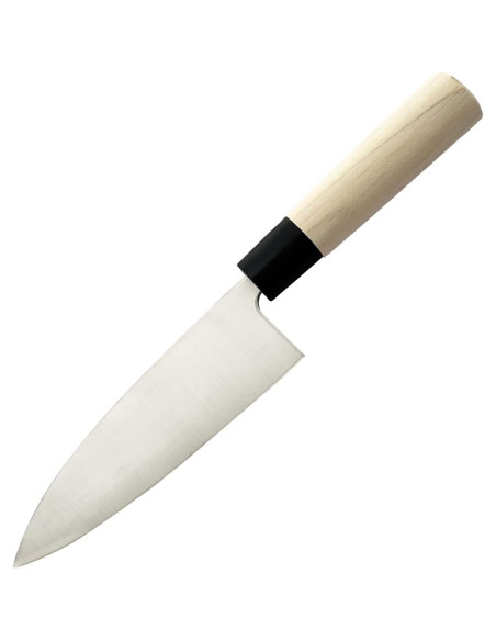 Cuchillo Deba KAKUSEE 15 cm Acero Inoxidable Mango Madera