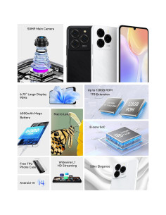Smartphone Ulefone Note 20 Pro 8GB/128GB Pantalla 6.75" 90Hz 2