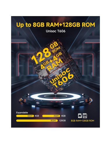 Smartphone Ulefone Note 20 Pro 8GB/128GB Pantalla 6.75" 90Hz