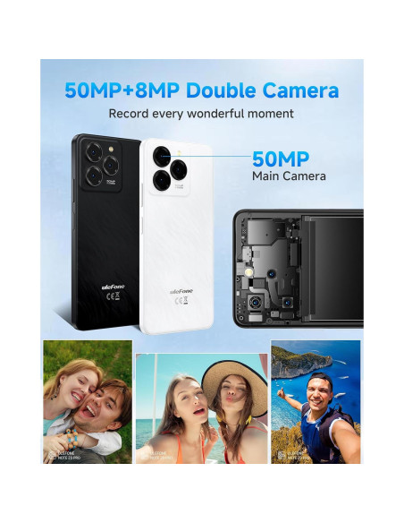 Smartphone Ulefone Note 20 Pro 8GB/128GB Pantalla 6.75" 90Hz