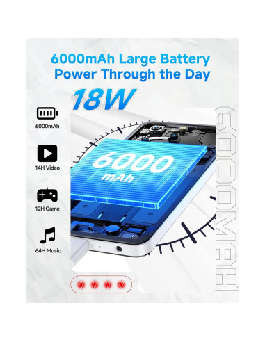 Smartphone Ulefone Note 20 Pro 8GB/128GB Pantalla 6.75" 90Hz