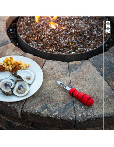 Cuchillo para abrir ostras BUBBA con hoja de acero inoxidable 6.35 cm