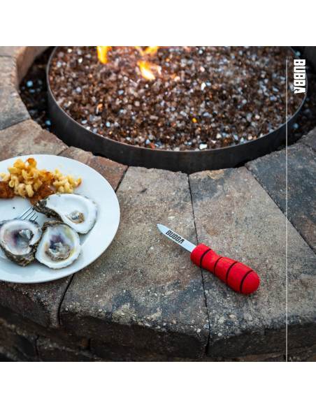 Cuchillo para abrir ostras BUBBA con hoja de acero inoxidable 6.35 cm