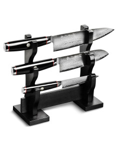 Juego de cuchillos Yaxell Ypsilon SG2, 3 piezas con soporte