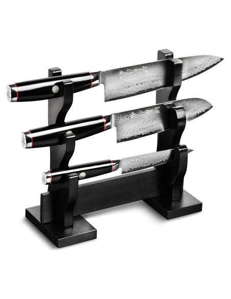 Juego de cuchillos Yaxell Ypsilon SG2, 3 piezas con soporte