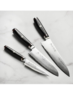 Juego de cuchillos Yaxell Ypsilon SG2, 3 piezas con soporte 2