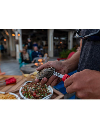 Cuchillo para abrir ostras BUBBA con hoja de acero inoxidable 6.35 cm