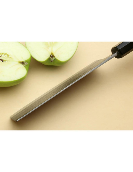 Cuchillo Chef Nakiri Yoshihiro Kurouchi 165mm Acero Azul