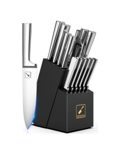 Juego de cuchillos imarku 15 piezas acero inoxidable japonés