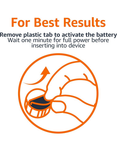 Baterías de Ayuda Auditiva Amazon Basics Tamaño 13 - 60 Unidades