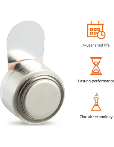 Baterías de Ayuda Auditiva Amazon Basics Tamaño 13 - 60 Unidades