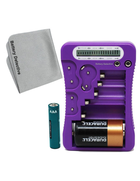 Probador de Baterías LCD Battery Detective - AA, AAA, 9V, CR2032