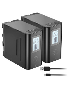 Batería JYJZPB NP-F970 8800mAh con USB y Pantalla LCD