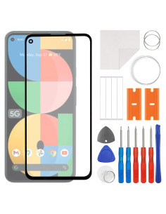 Reemplazo de Cristal Frontal Google Pixel 5a 5G + Kit de Reparación
