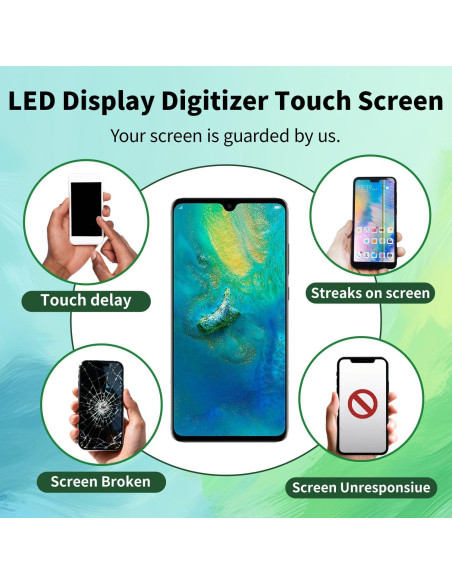 Pantalla OLED Doogee V Max 6.58" con Huella Dactilar