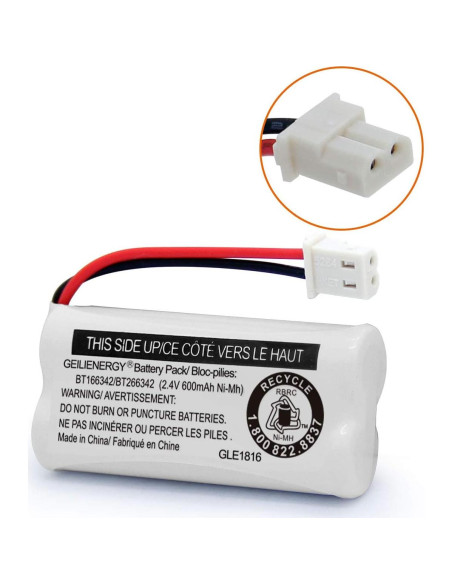 Batería GEILIENERGY BT166342 Compatible VTech AT&T - Paquete de 2